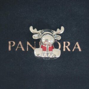 Pandora Canada Moose Charm S925 Sterling Silver with box